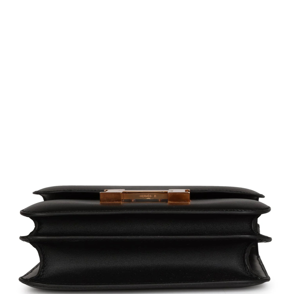 Black Veau Monsieur Rose Gold Hardware Bag R2213