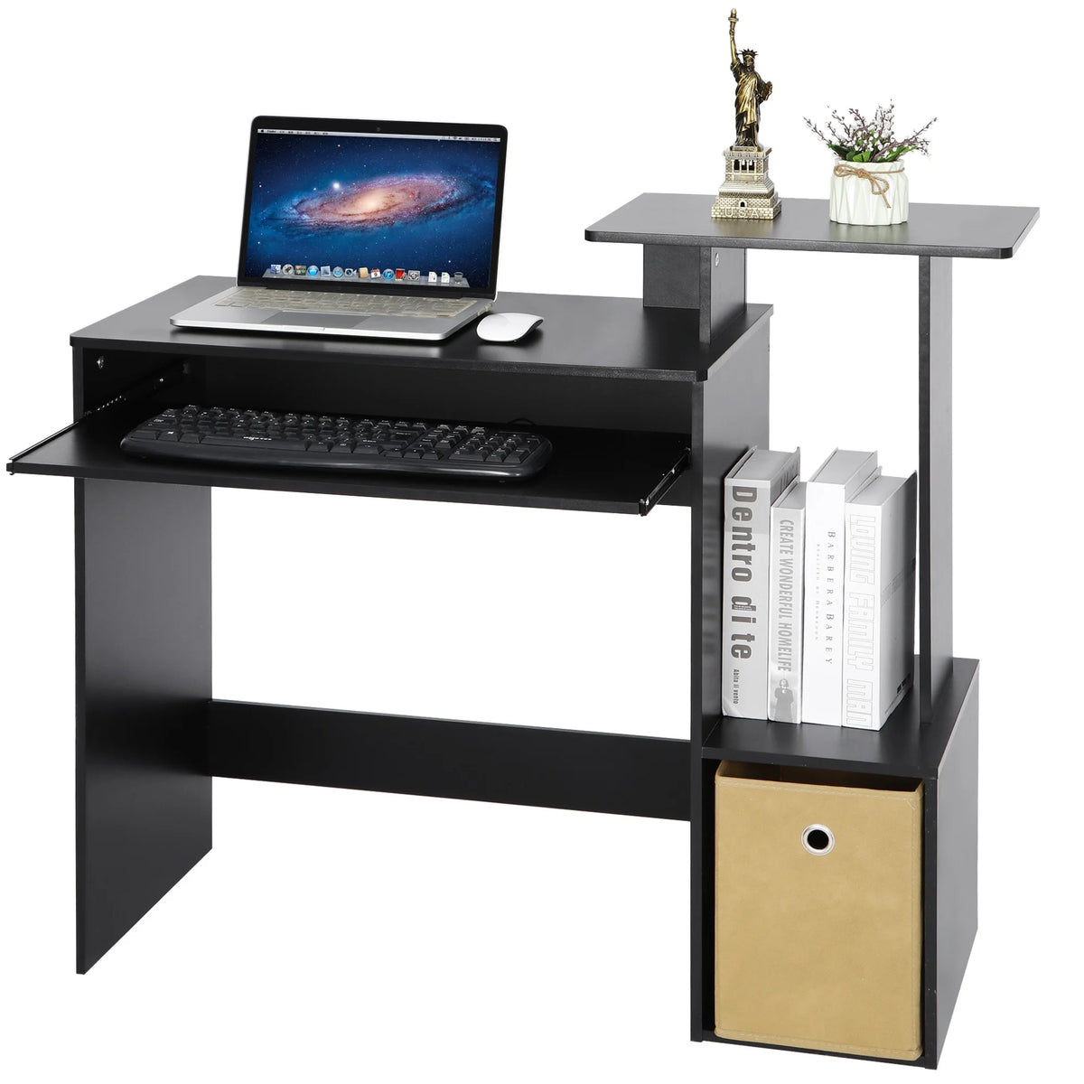 Compact Laptop Desk with Side Drawer M7346