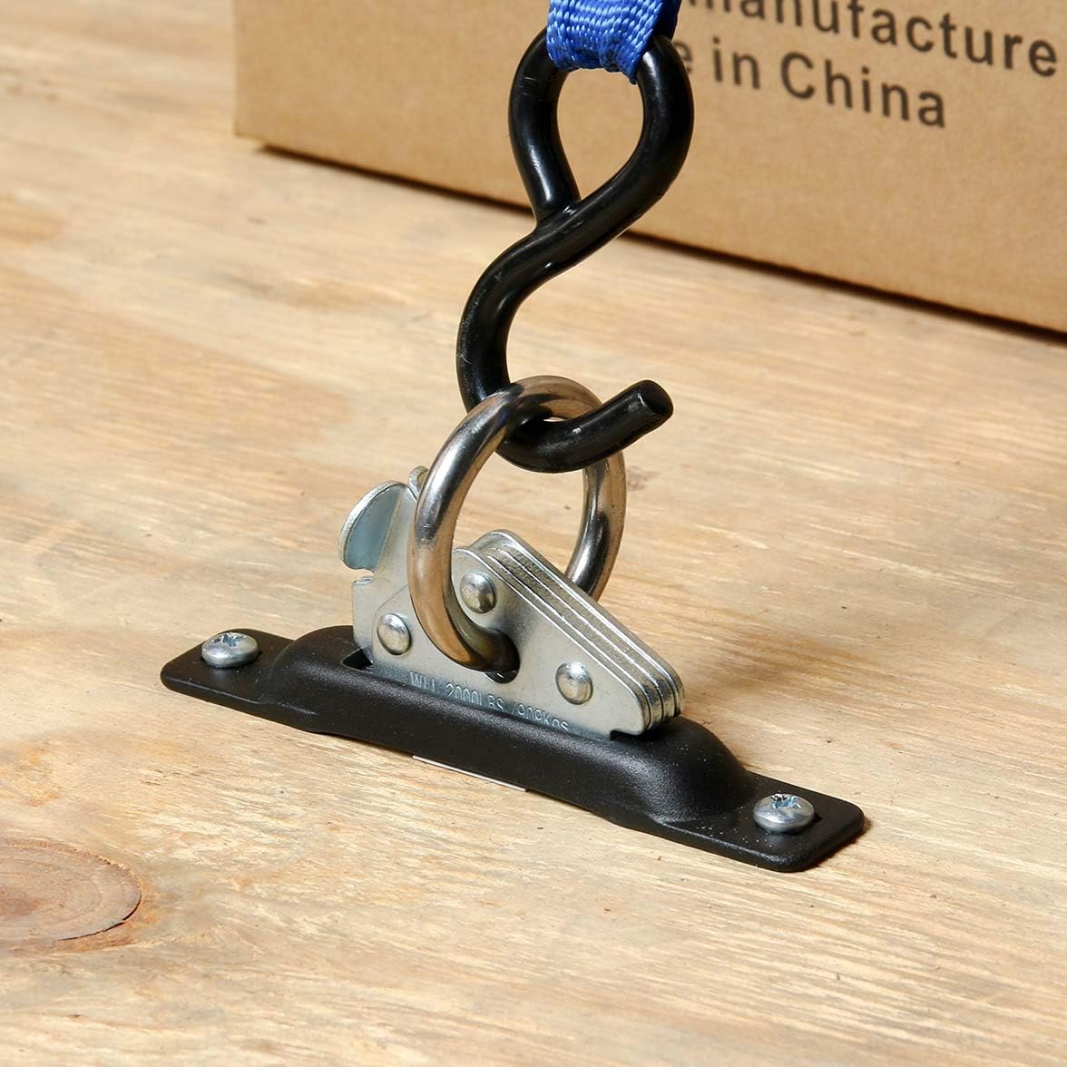 20 Heavy Duty Steel E-Track O-Ring Tie-Down Anchors with Spring Fittings G80456