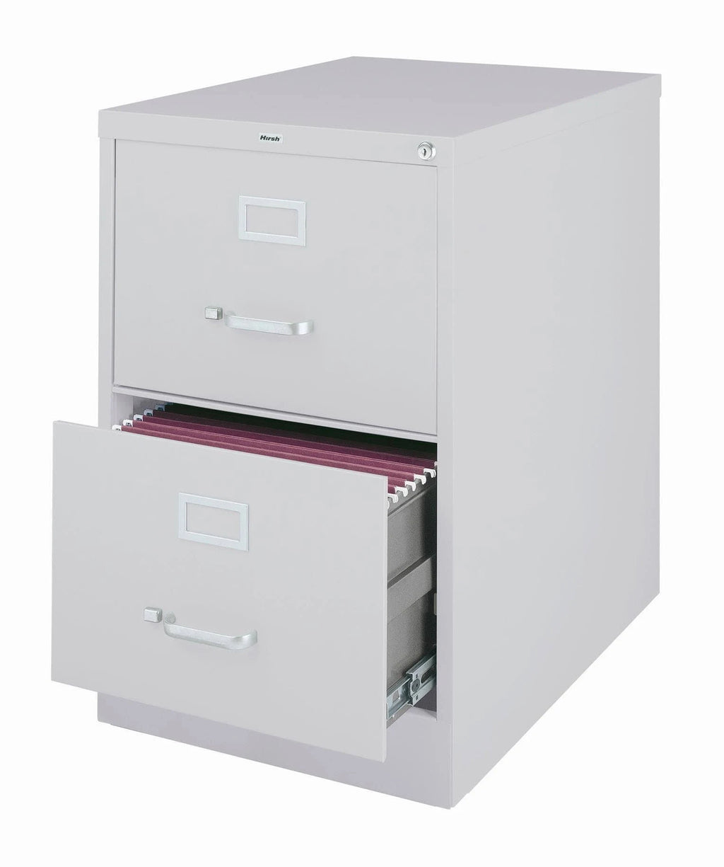 26.5-in Deep 2 Drawer Vertical File Cabinet Light Gray Q3775