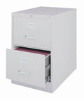 26.5-in Deep 2 Drawer Vertical File Cabinet Light Gray Q3775