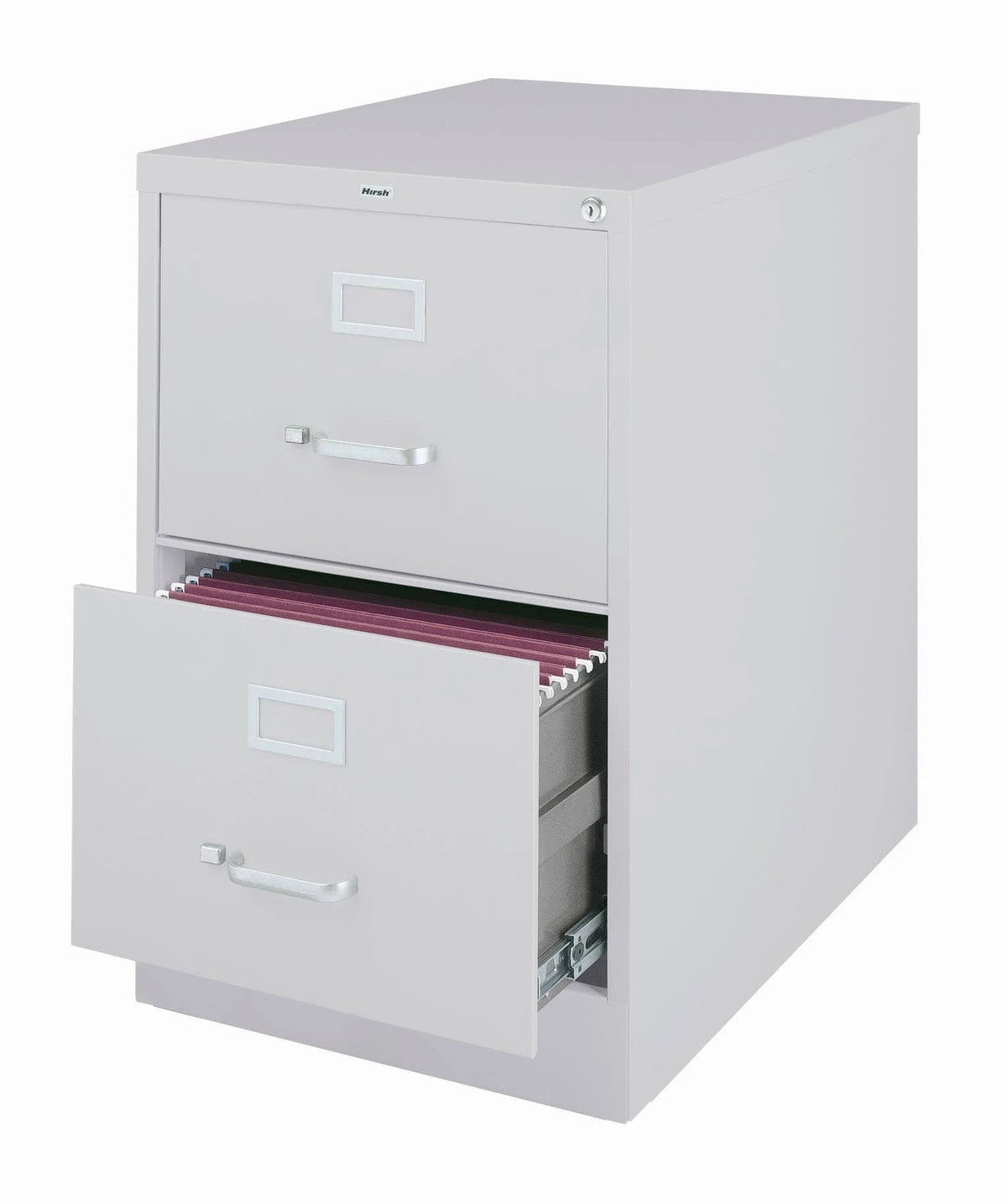 26.5-in Deep 2 Drawer Vertical File Cabinet Light Gray Q3775
