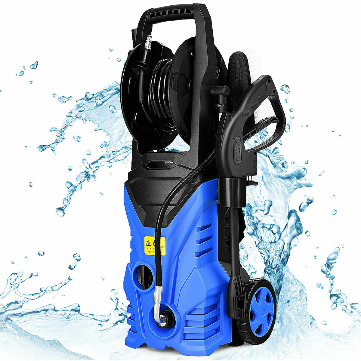 2030PSI Electric Pressure Washer 1.7 GPM 1800W with Hose Reel Blue B4949
