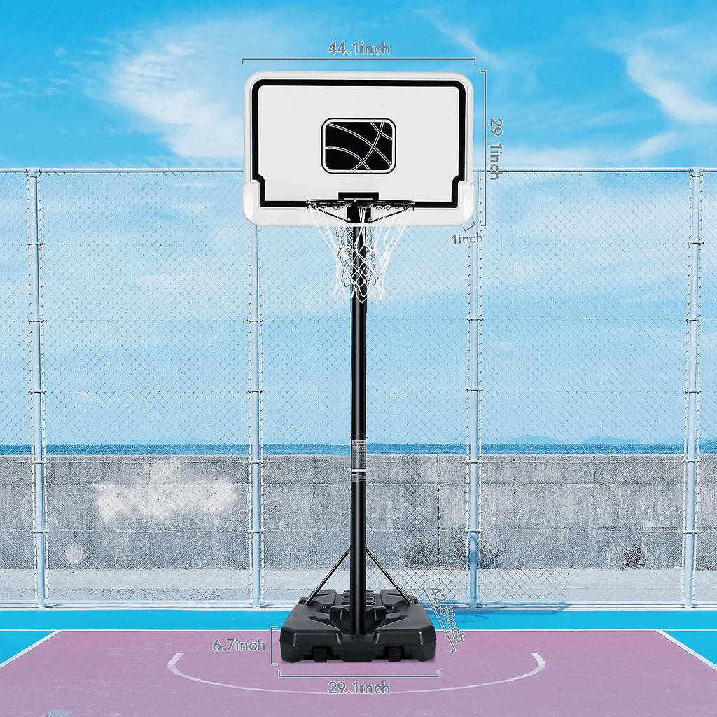 44'' Portable Height Adjustable Basketball Hoop E100