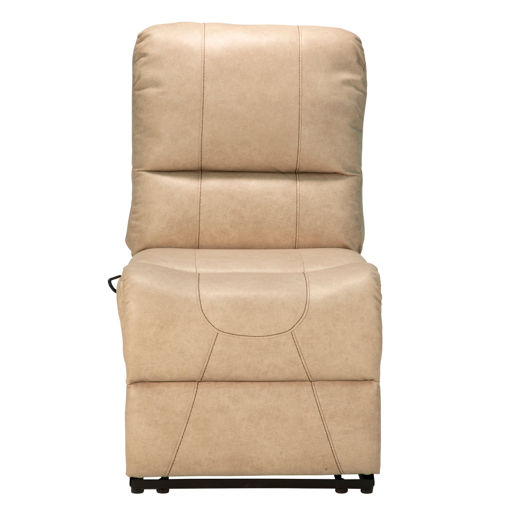 Chocolate Armless Recliner Sofa W599