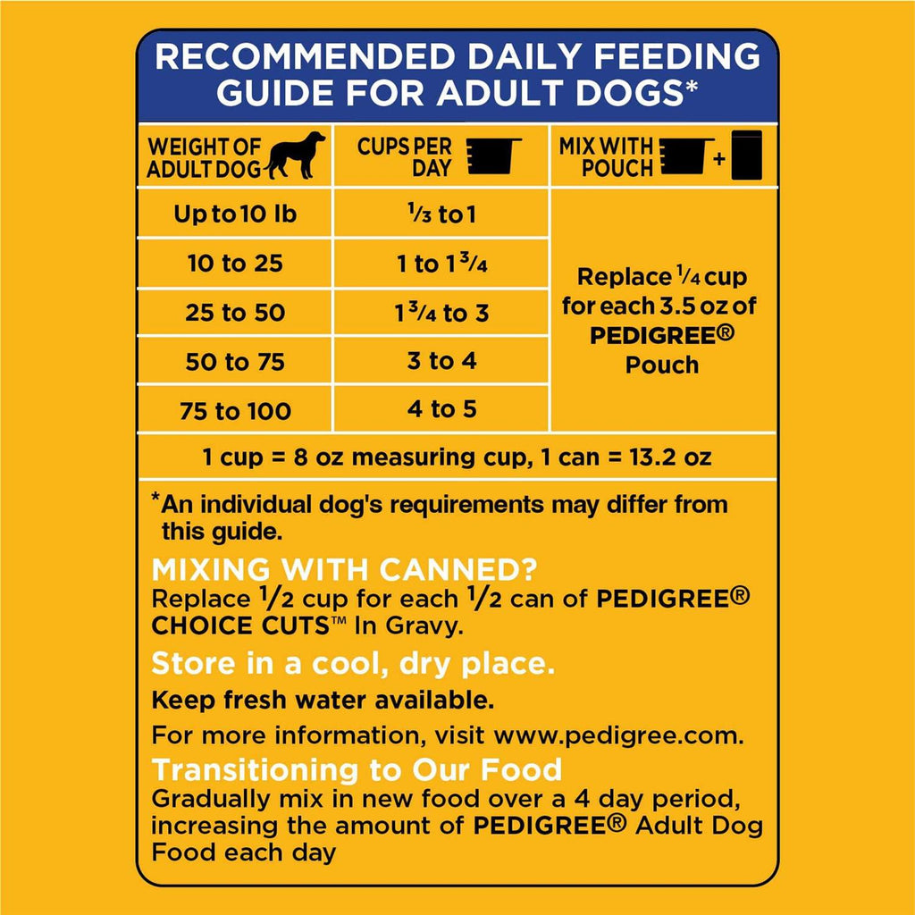 Pedigree Adult Complete Nutrition Roasted Chicken Rice & Vegetable Dry Dog Food U29863