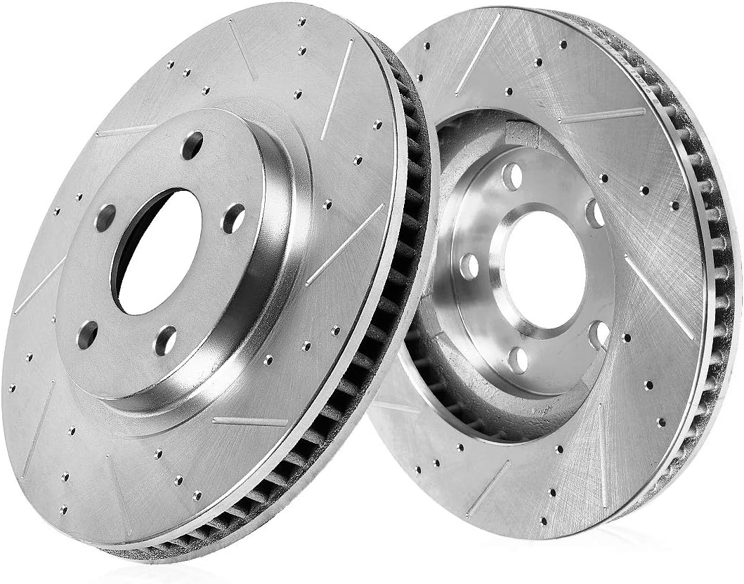 FRONT 324mm D/S 5 Lug Rotors K9496
