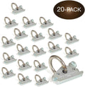 20 Heavy Duty Steel E-Track O-Ring Tie-Down Anchors with Spring Fittings G80456