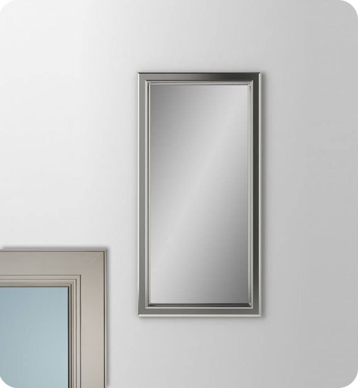 Brushed Nickel Framed Cabinet L484874