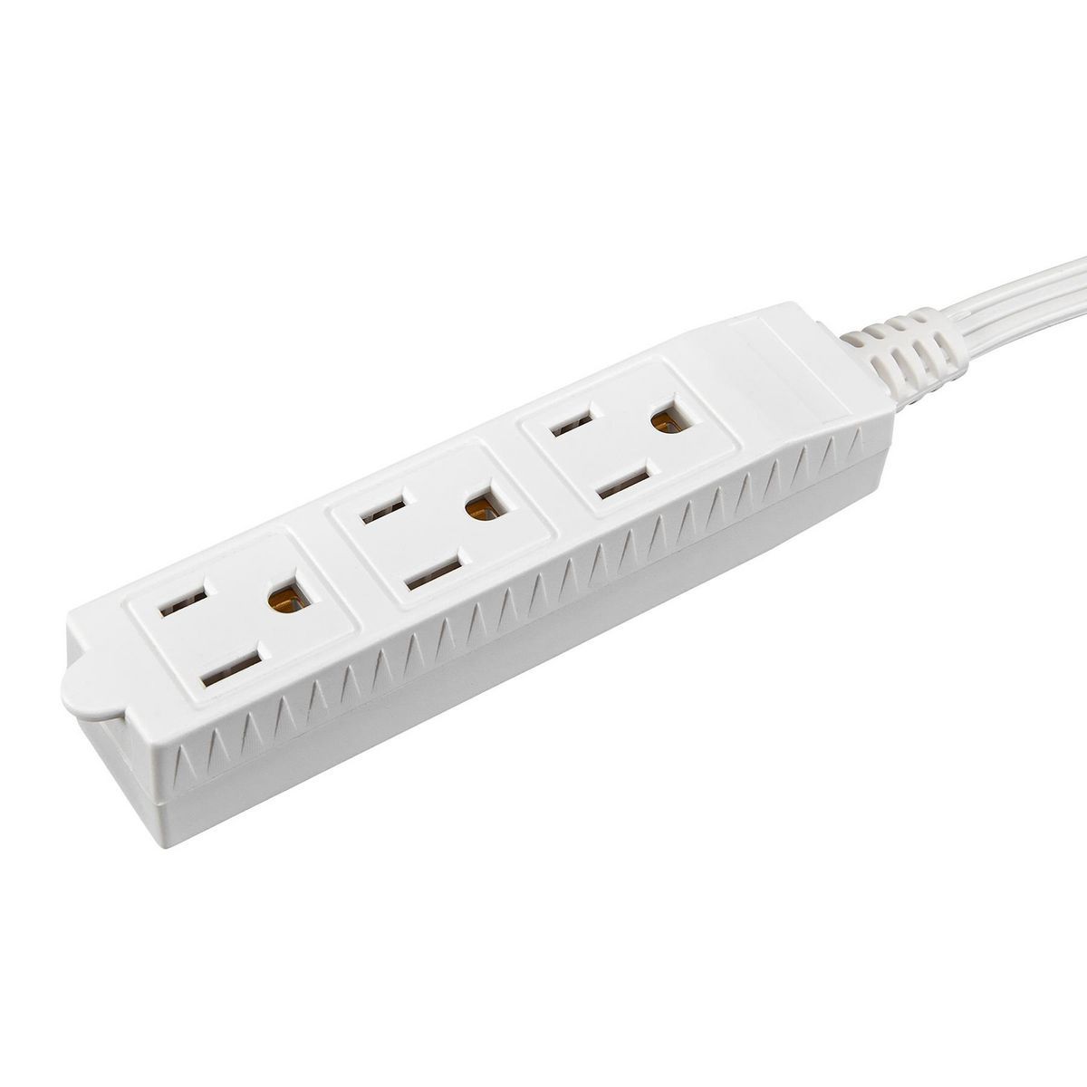 White 3 Outlet Indoor Power Strip G77009
