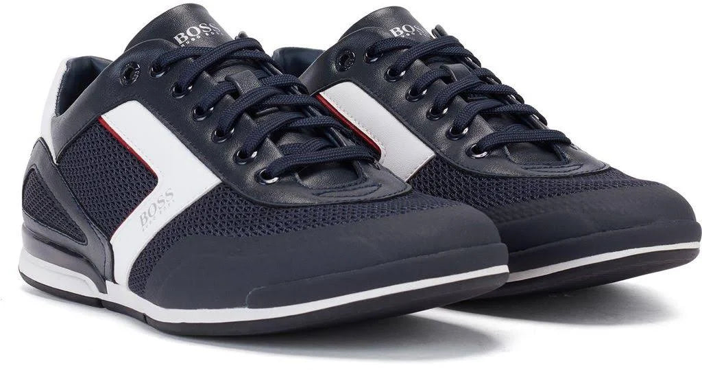 Navy Lowp Trainers H21096