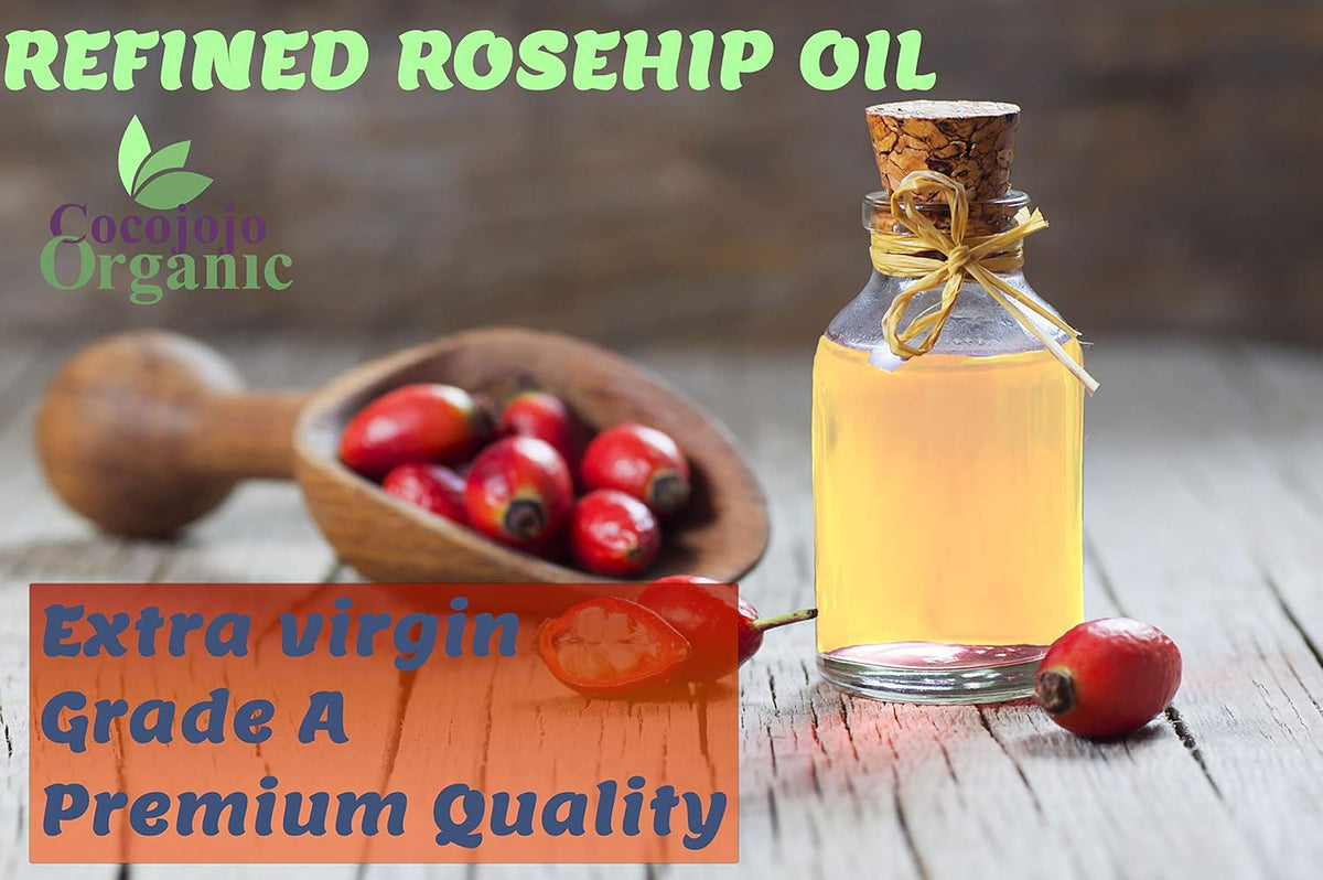 100% Pure Unrefined Cold Pressed Rosehip Oil - 16 Oz R267116
