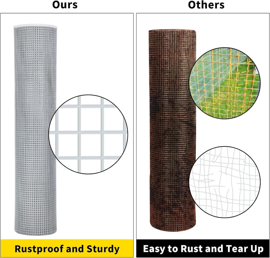 Galvanized Wire Mesh 48inx100ft 19 Gauge P826