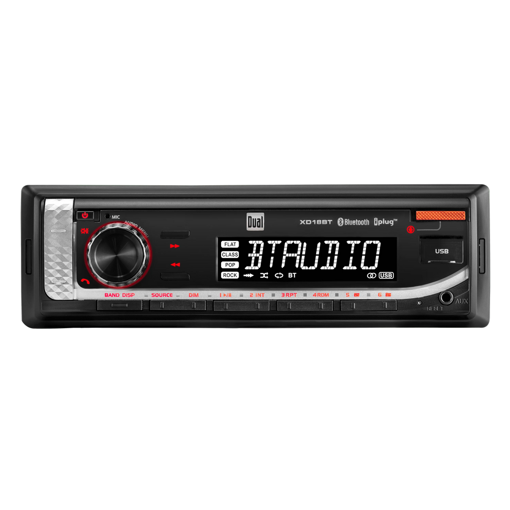 Single DIN Car Stereo and 6.5 Coaxial Speakers Bundle Z569458