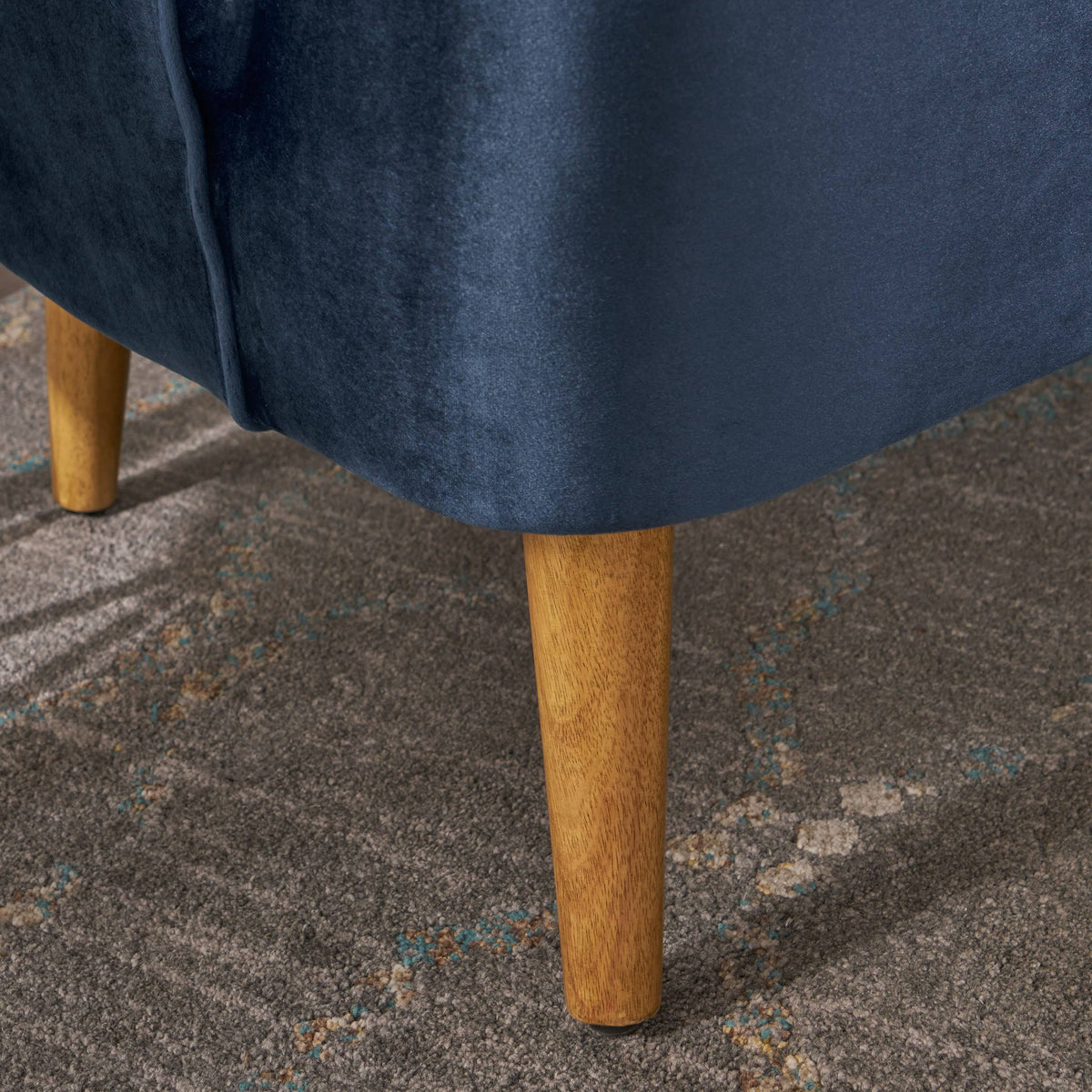 Modern Velvet Settee M8087