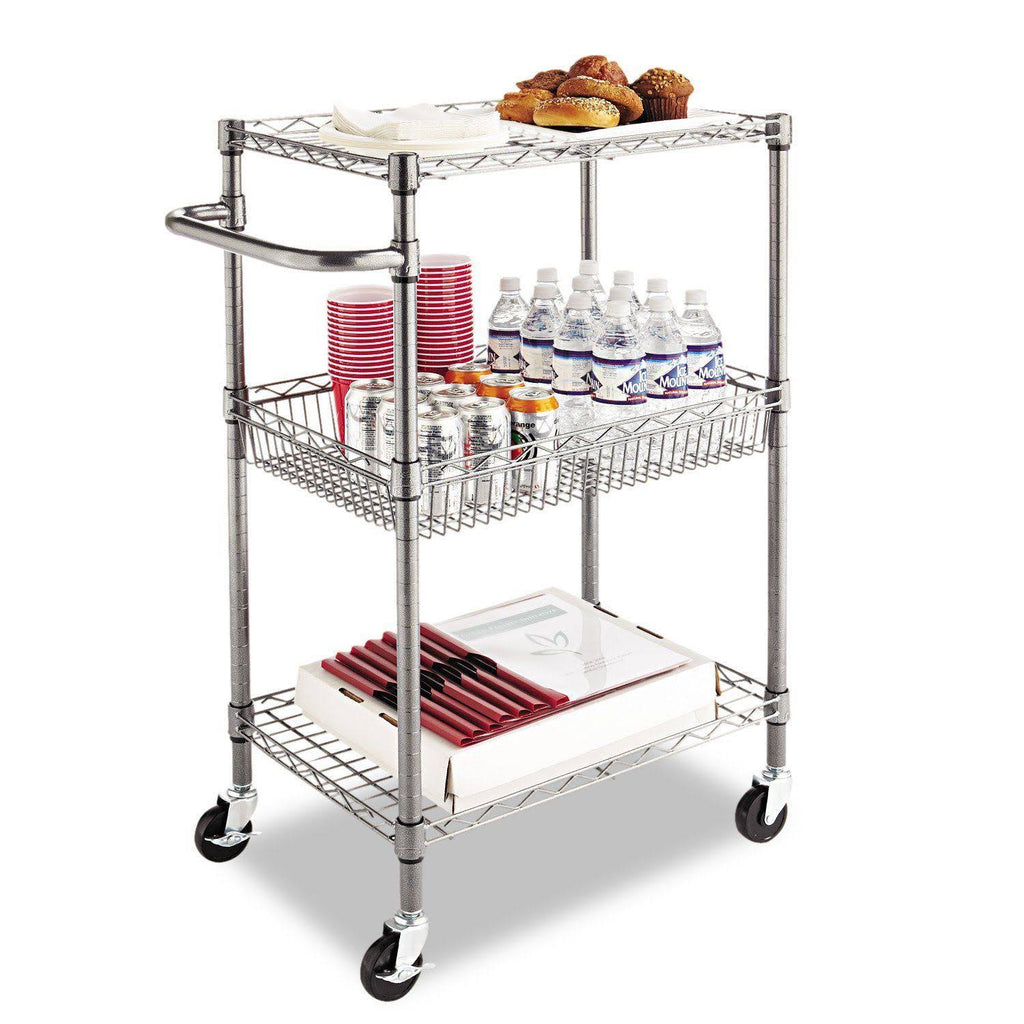 3-Tier Wire Rolling Cart O71820
