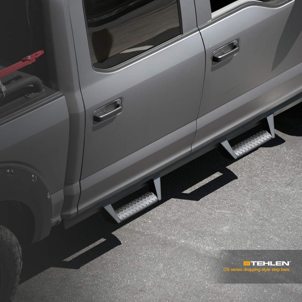 Matte Black Nerf Bars Running Boards for Ram 1500 Quad Cab G386784