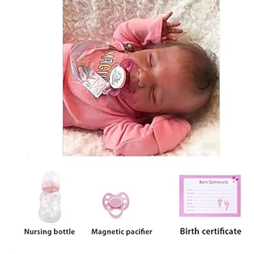 18" Realistic Soft Vinyl Silicone Full Body Sleeping Doll I74220