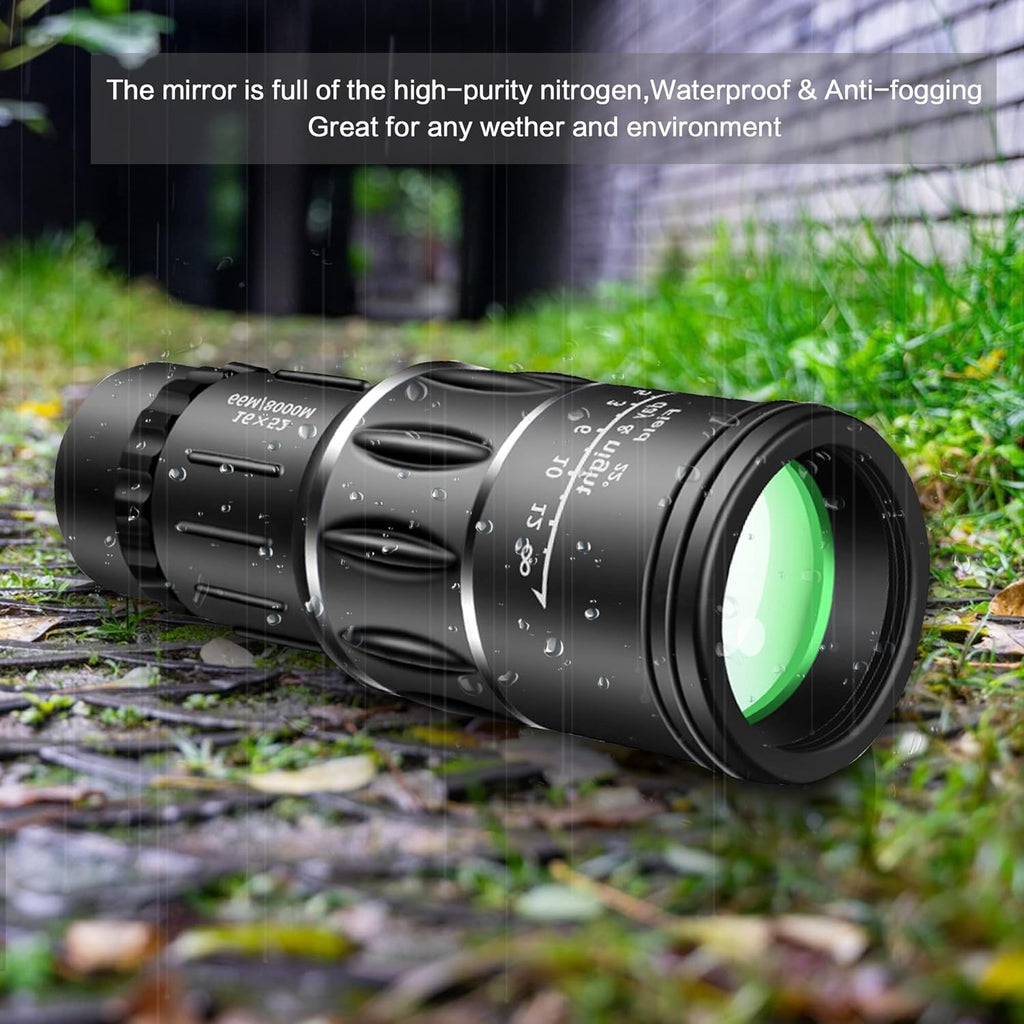 16×52 Waterproof Anti-Fog Monocular with Tripod C3190