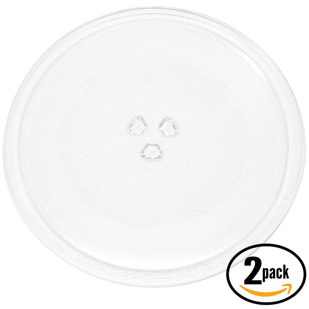 2-Pack 10" Microwave Glass Turntable Tray C68446