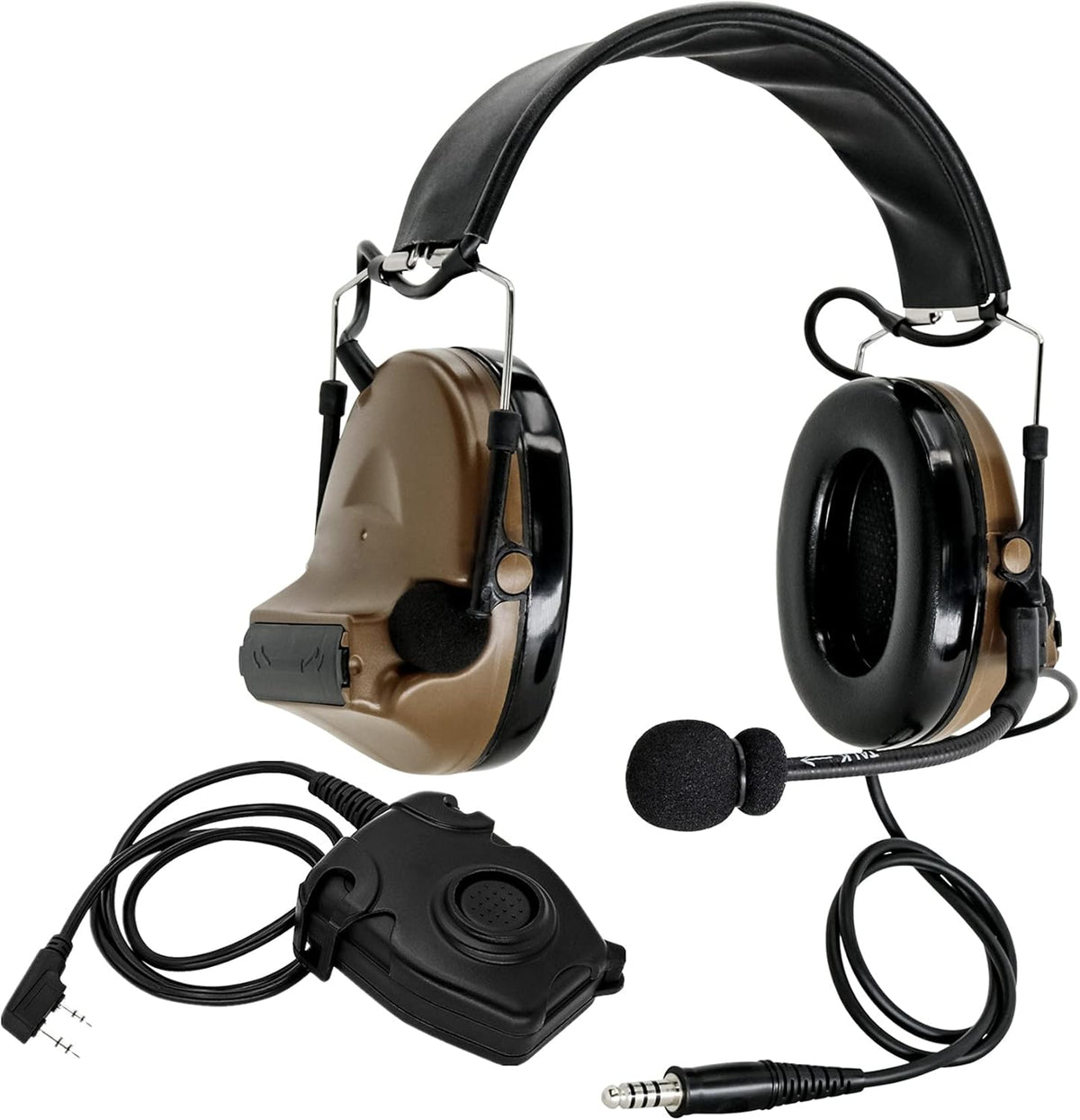 Tactical Headset with PTT Adapter X325