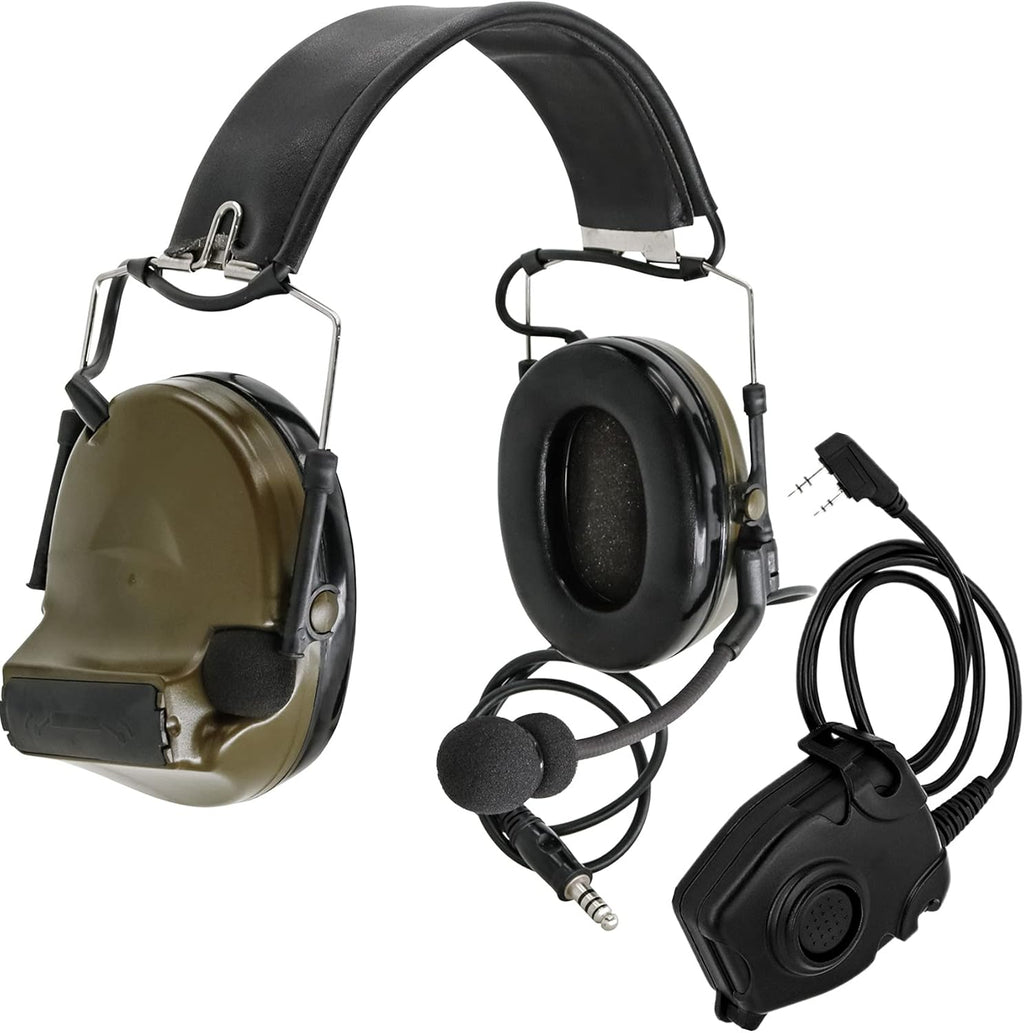 Tactical Headset with PTT Adapter X325