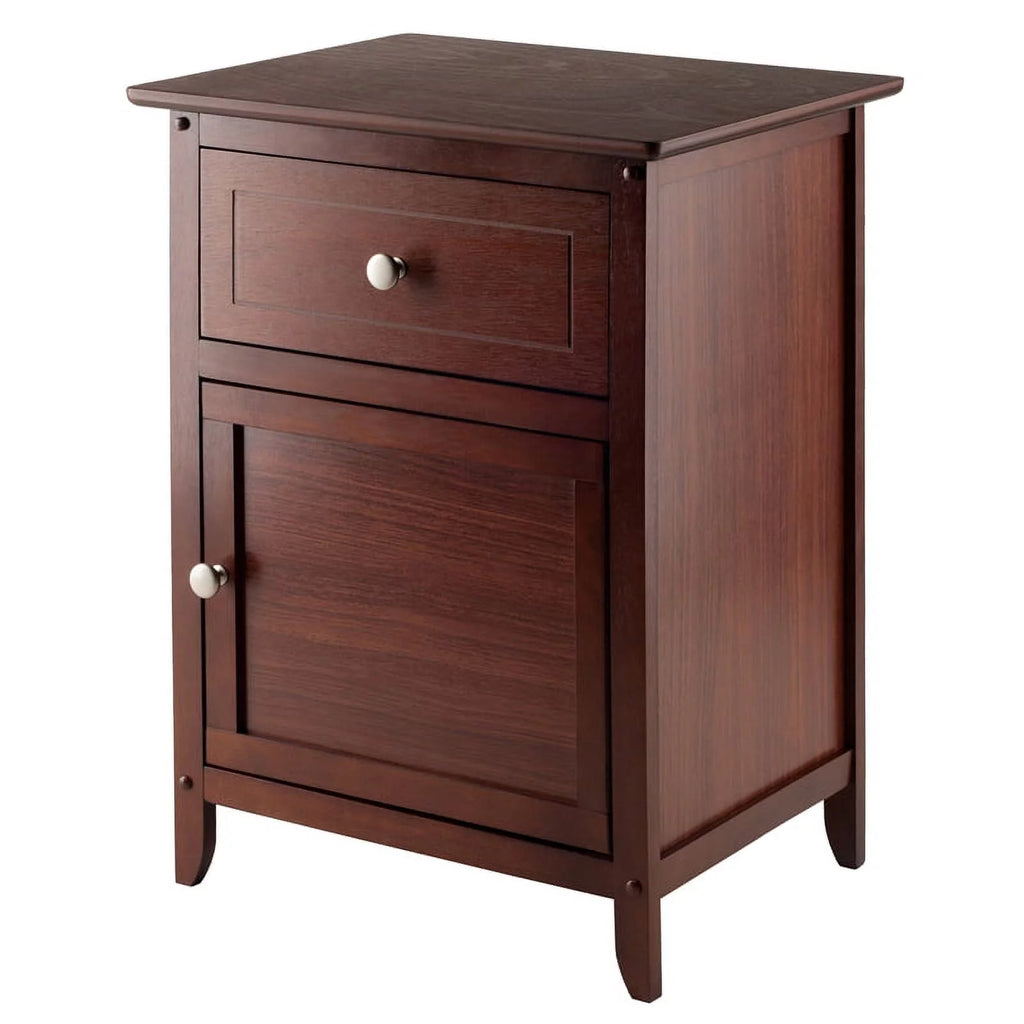 Set of 2 Antique Walnut Nightstand Y2456