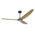 84 Ceiling Fan with Aluminum Blades and Black Finish D115094