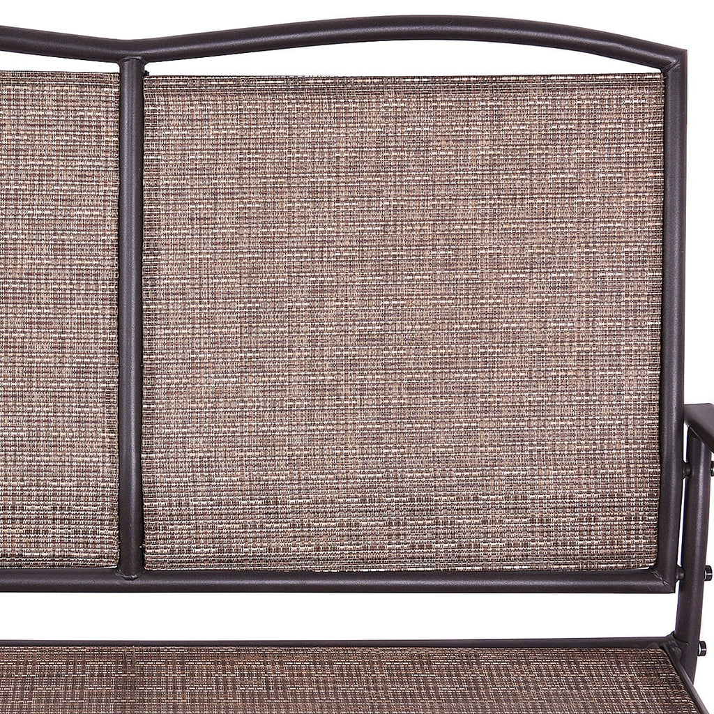 Patio Loveseat Glider Rocking Bench Y970