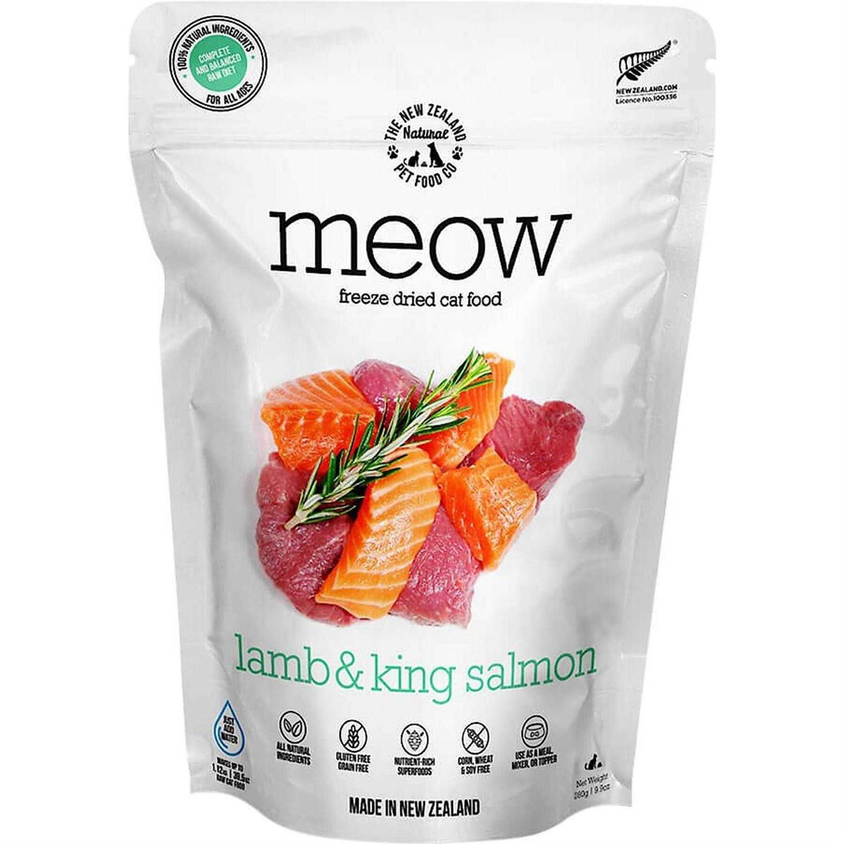 Lamb & King Salmon Freeze-Dried Cat Food Q44602