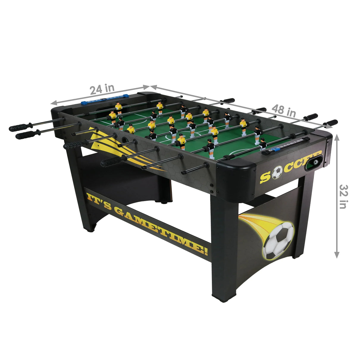 Indoor Foosball Soccer Game Table with Manual Scorers C756083