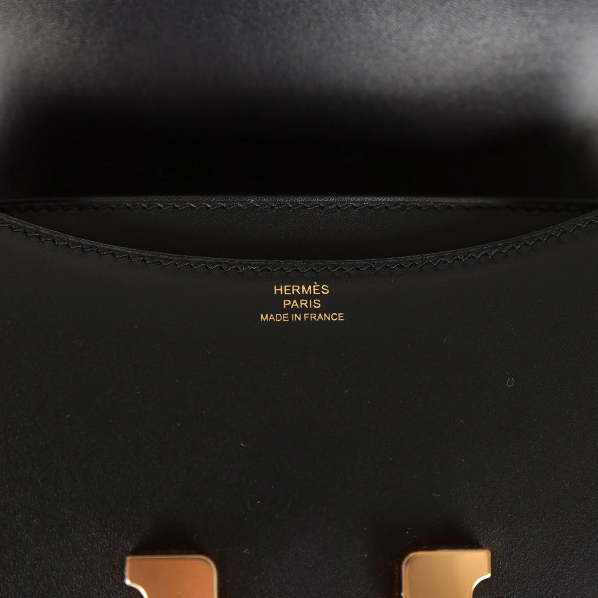Black Veau Monsieur Rose Gold Hardware Bag R2213