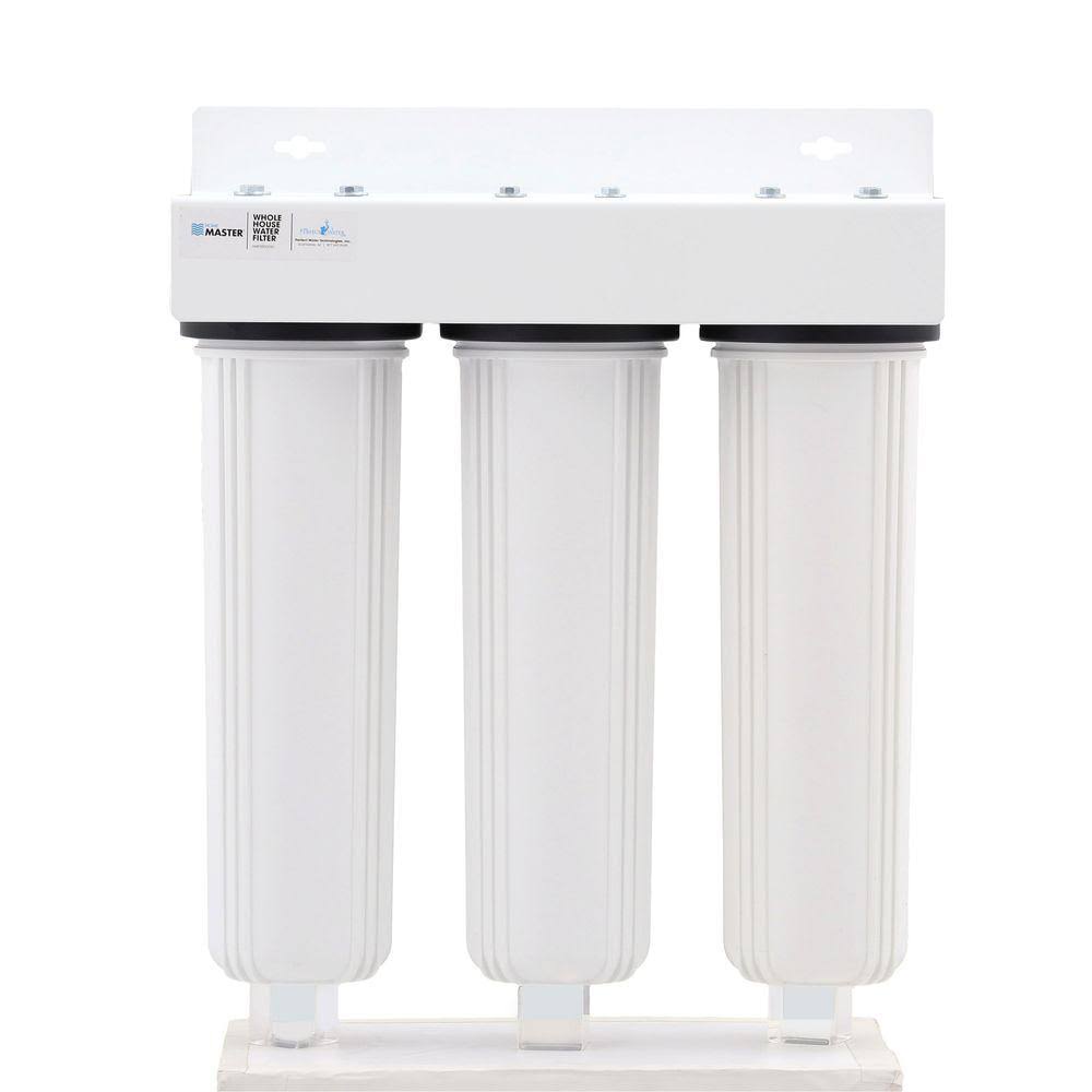 3-Stage Whole House Water Filter with Fine Sediment, Iron, and Carbon D3199