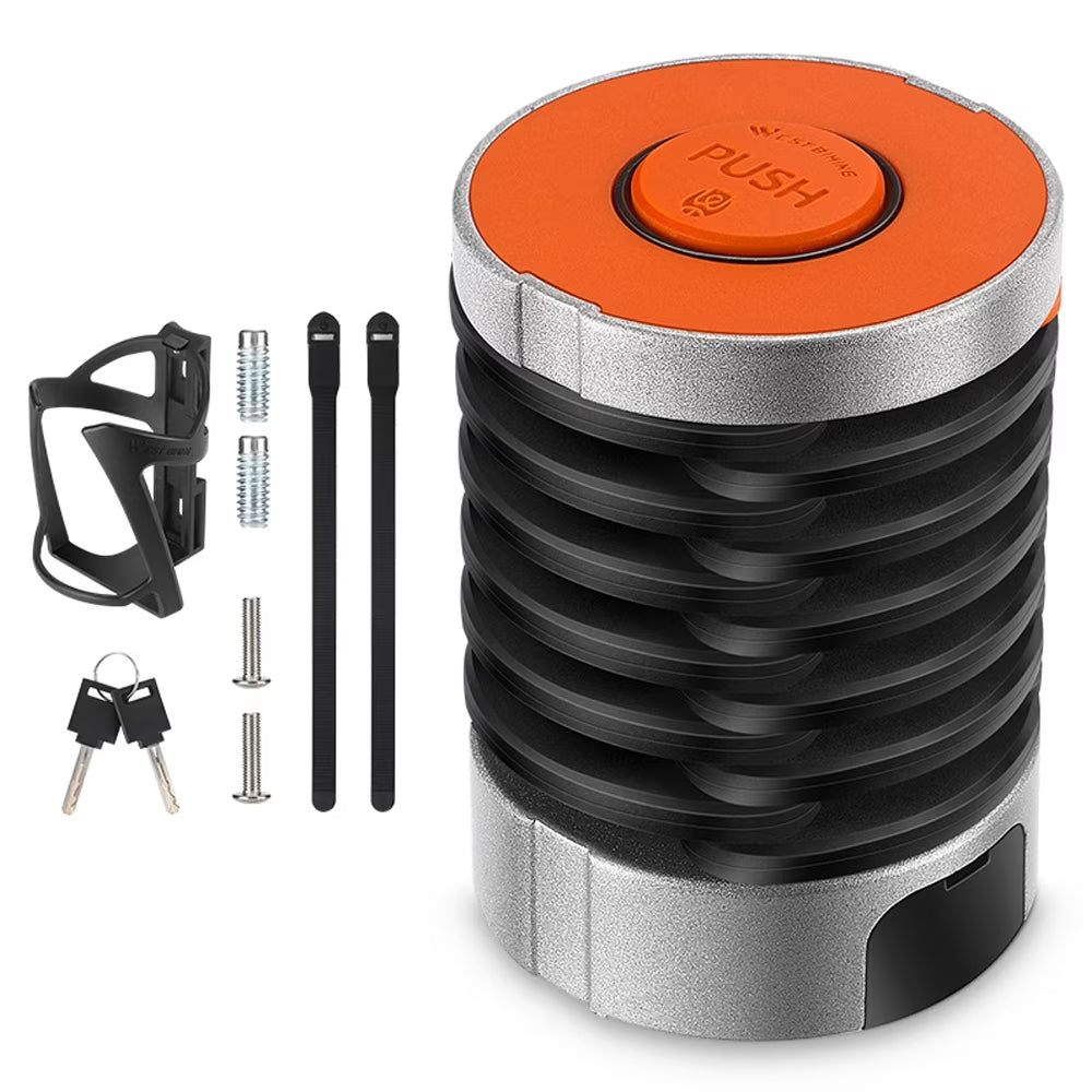 Zinc Alloy Bike Password Lock with Mount Bracket J210313