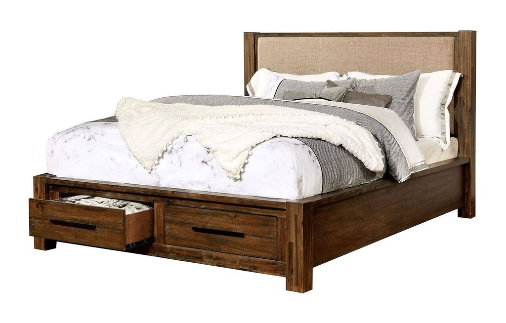 Walnut Tan Full Bed X8777
