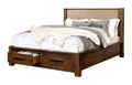 Walnut Tan Full Bed X8777