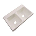 33 in. Double Bowl Acrylic Kitchen Sink P143880