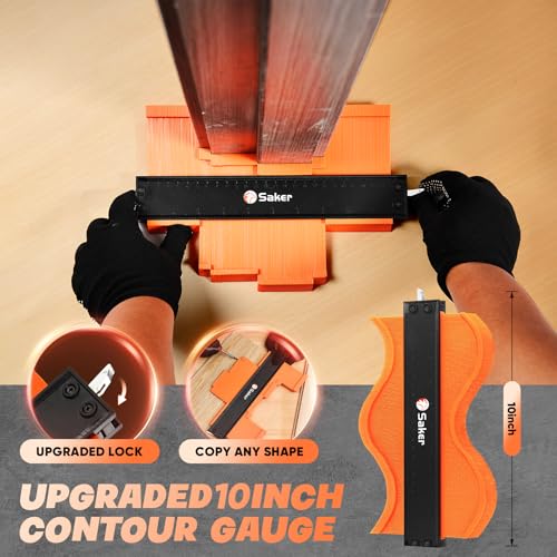 65-Piece Laminate Flooring Installation Kit with Spacers, Tapping Block, Pull Bar, Contour Gauge, Mallet, Tape Measure G724260
