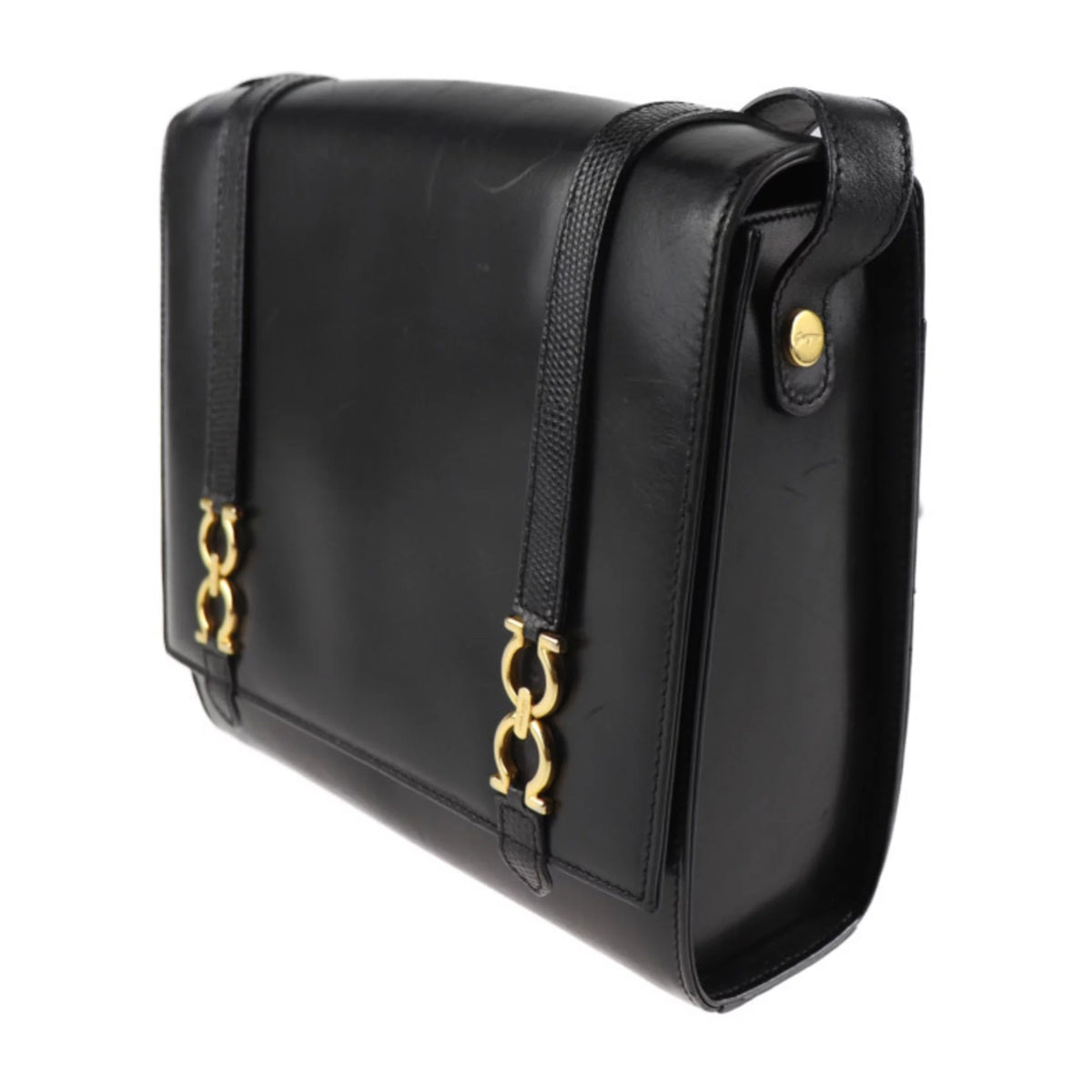 Pre-Owned Leather Shoulder Bag M482331