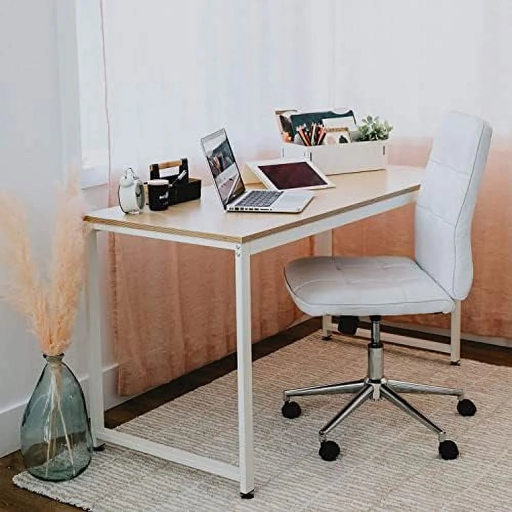 55.1" Computer Writing Desk with Metal Frame V134
