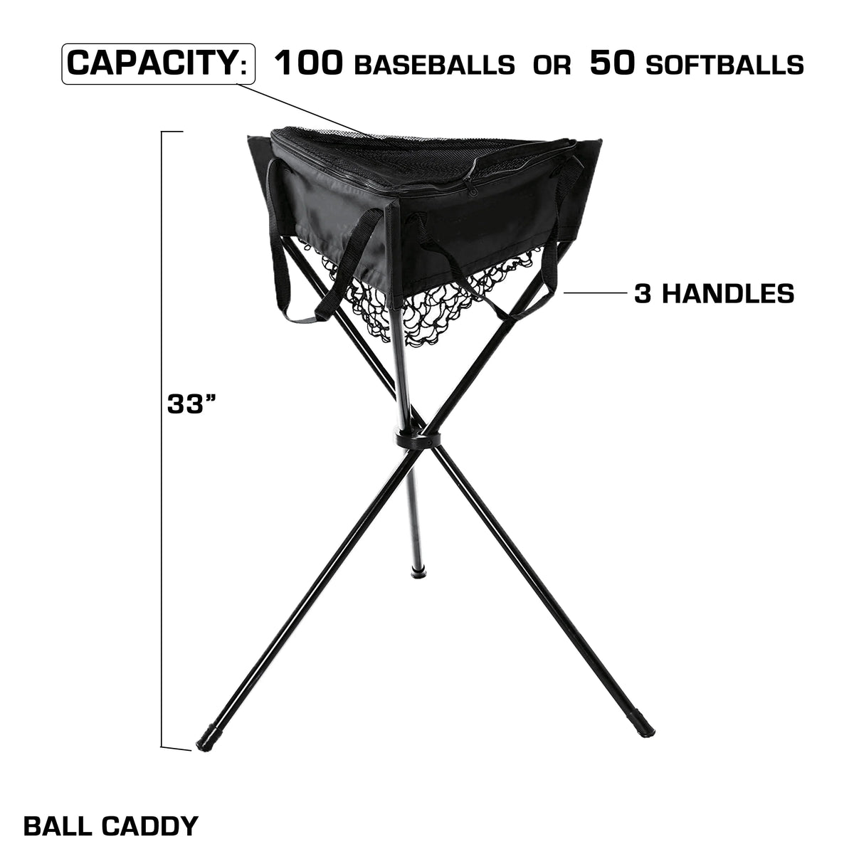 7ft x 7ft Training Net with Batting Tee and Carrying Case T900