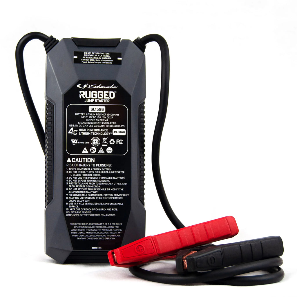 Rugged Jump Starter and Portable Power Pack 12V DC Z4297