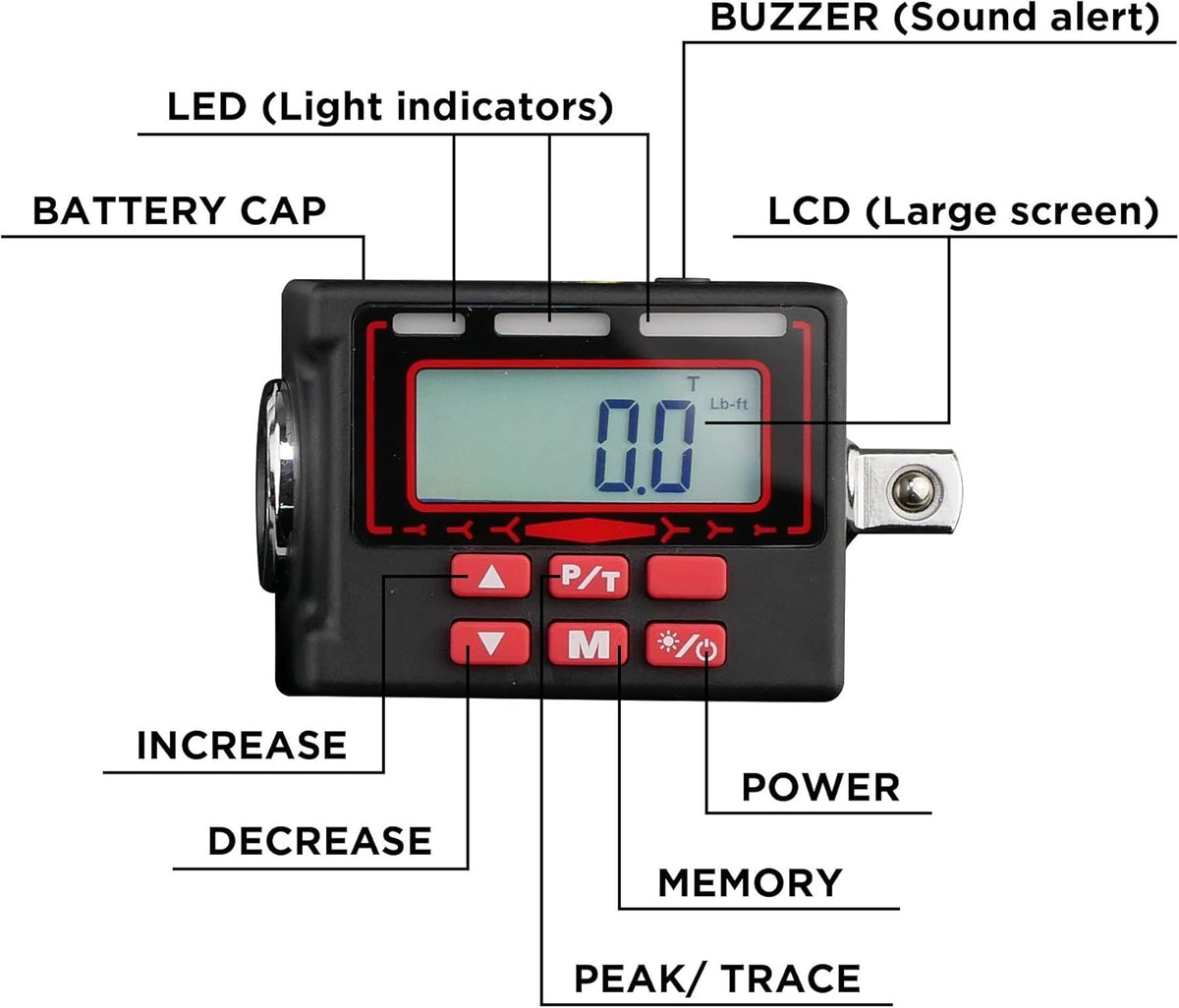 3/8-Inch Digital Torque Adapter I952