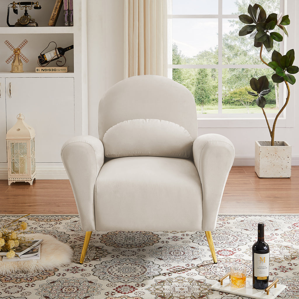 Blue Upholstered Armless Chair V8354