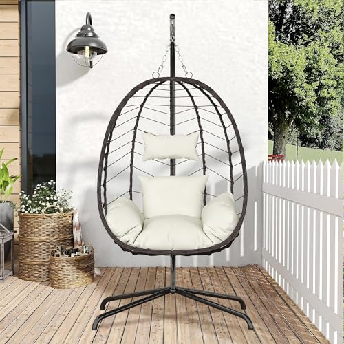 Hanging Egg Chair with Stand Cushion Z889