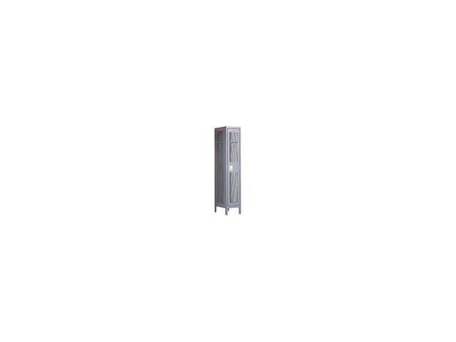 Gray Vented Metal Locker O412591