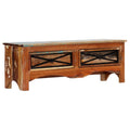 Reclaimed Wood TV Cabinet with 2 Storage Drawers C829