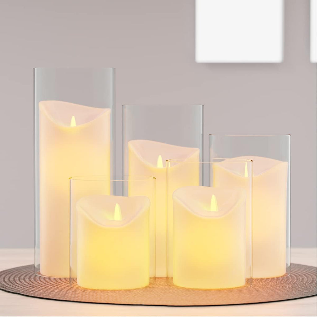 Clear Borosilicate Glass Candle Holder C981942