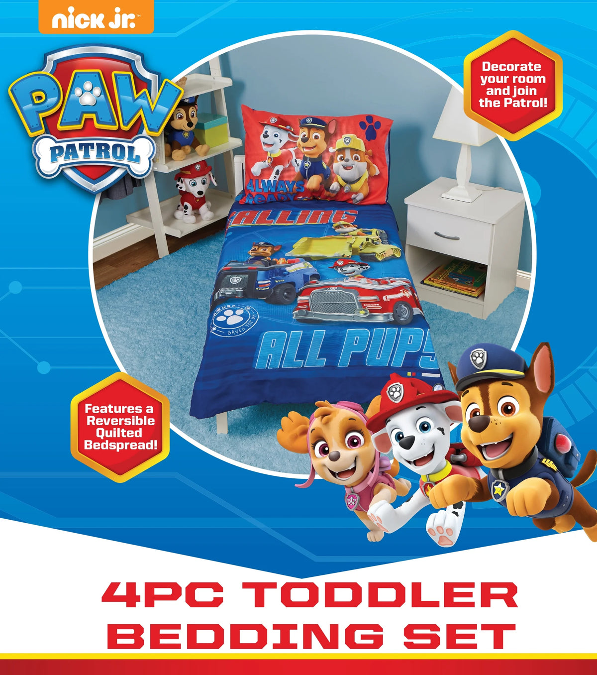 4-Piece Toddler Bedding Set E681253