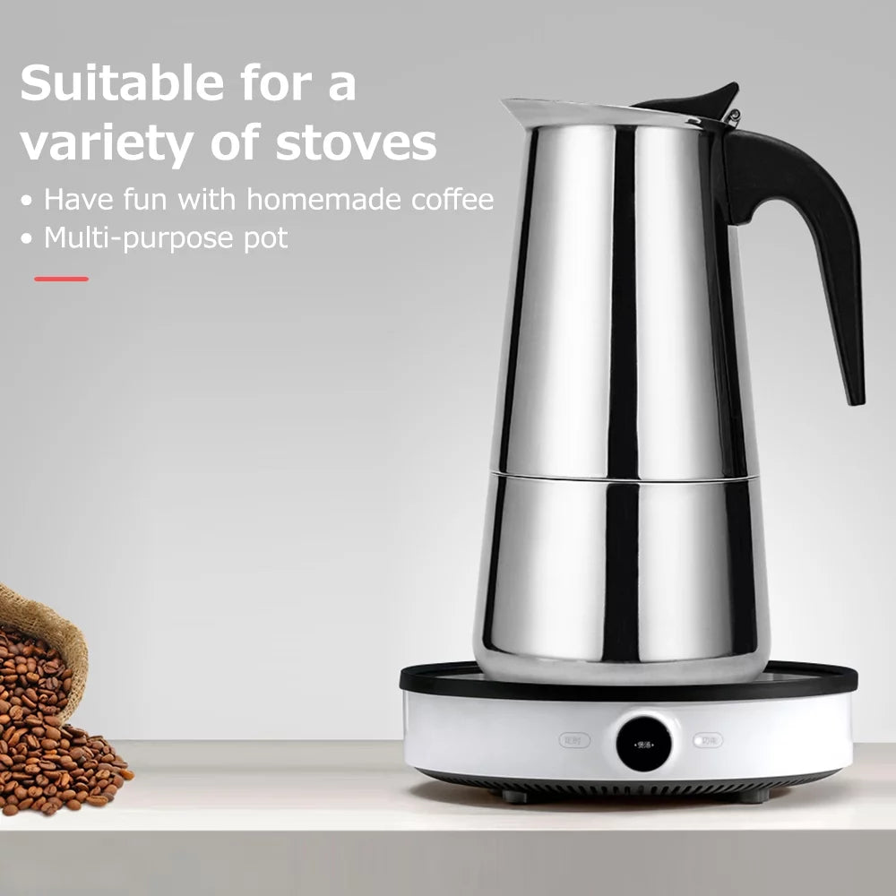 Stainless Steel Portable Electric Coffee Maker Z696